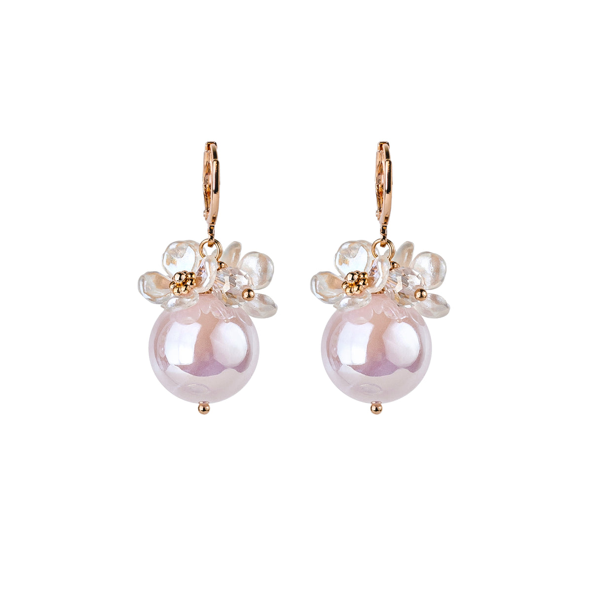 EARRINGS HALO COLLECTION PEARLS