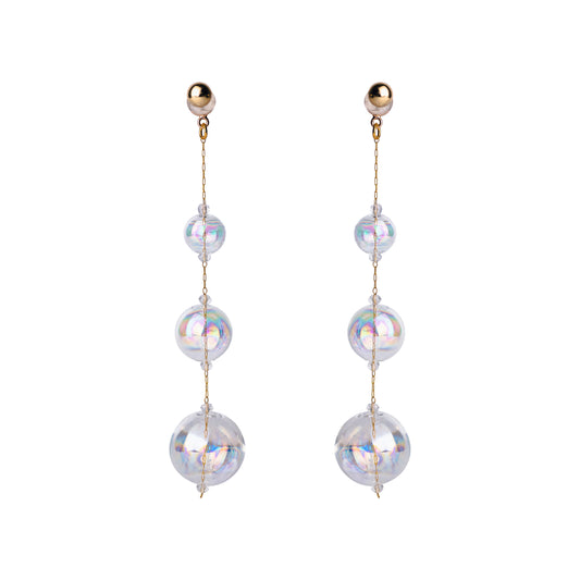 EARINGS HALO COLLECTION YELLOW GOLD