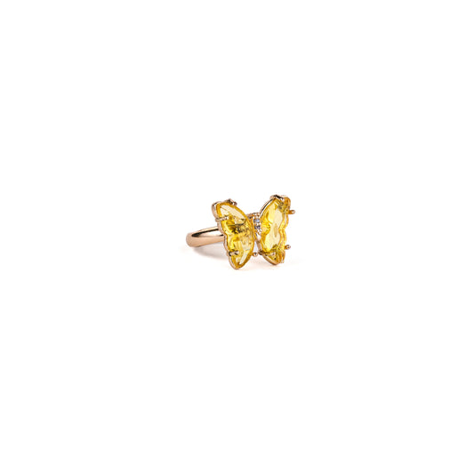 RING BUTTERFLIES YELLOW