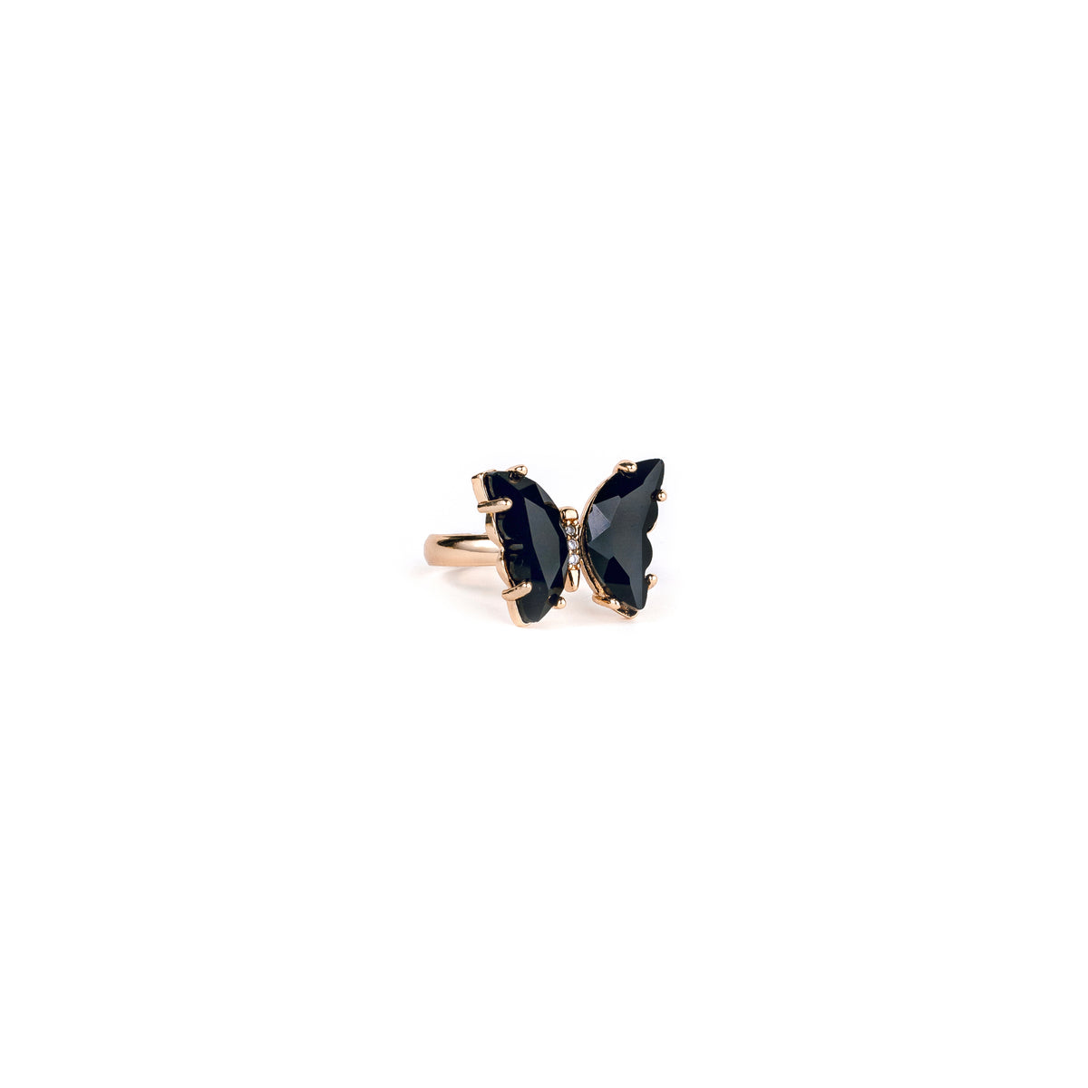 RING BUTTERFLIES BLACK